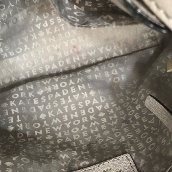 Kate Spade Rianne Pratt Street leather crossbody bag in gray leather - Picture 12 of 12